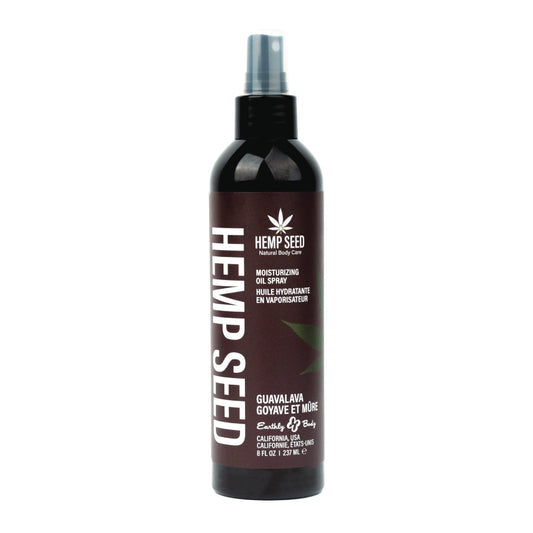 Earthly Body Hemp Seed Moisturizing Oil Spray Guavalava - 8 oz / 237 ml
