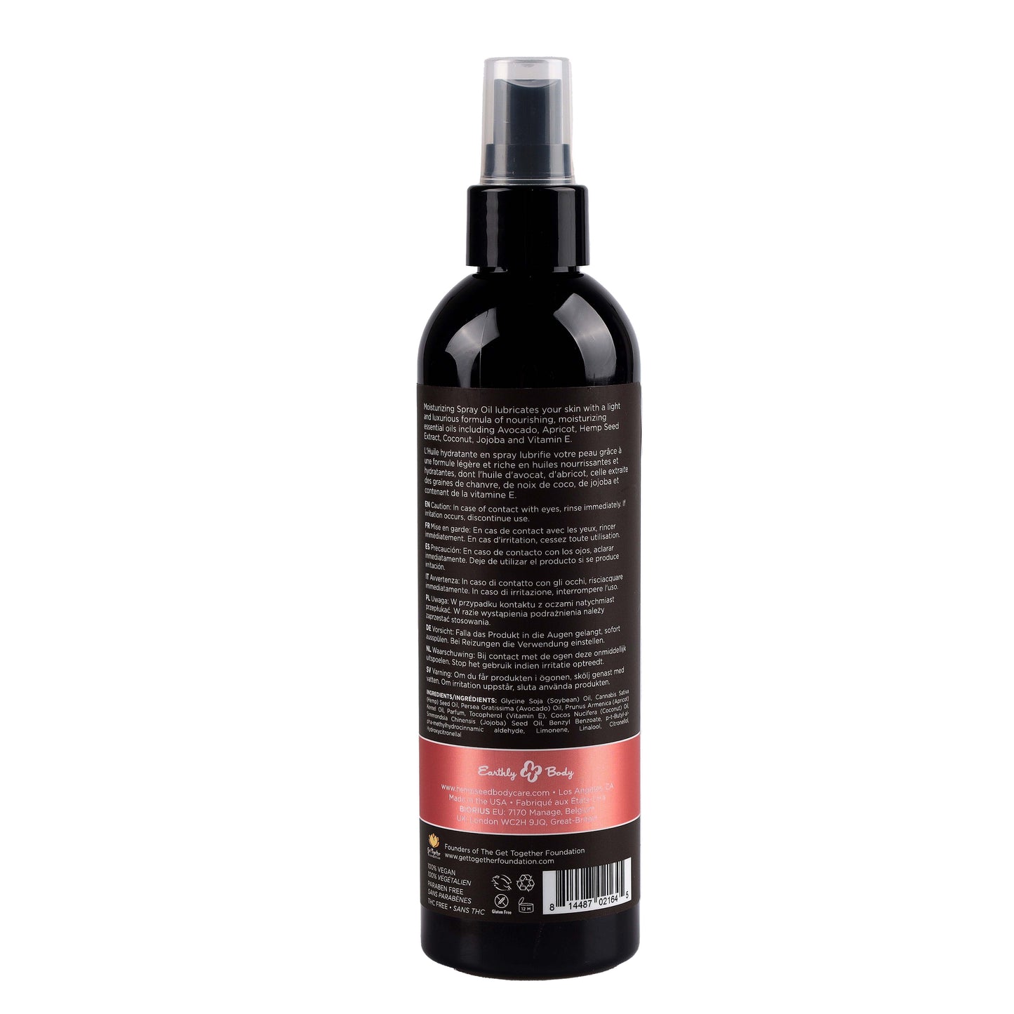 Earthly Body Hemp Seed Moisturizing Oil Spray Isle of You - 8 oz / 237 ml