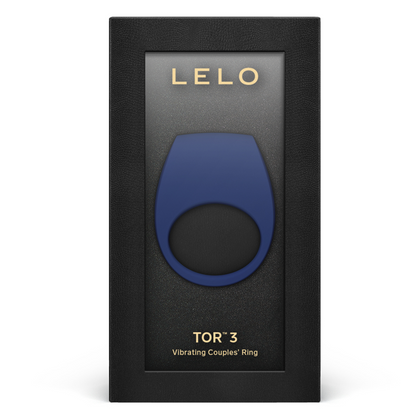 Lelo TOR 3 Vibrating Couples Ring - Base Blue