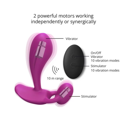 Love To Love Witty P/G-Spot Vibrator- SWEET ORCHID
