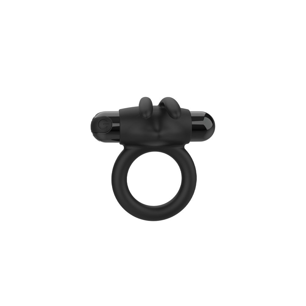 NOBÜ Onyx Rechargeable Cockring - BLACK