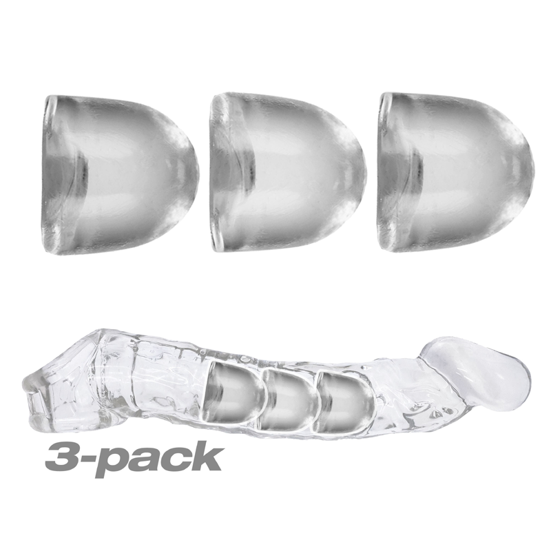 Oxballs Cocksheath AdjustFit Inserts 3 Pack - Clear