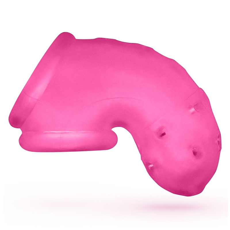 Oxballs Airlock Chastity Cage - Pink Ice