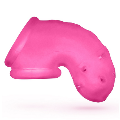Oxballs Airlock Chastity Cage - Pink Ice