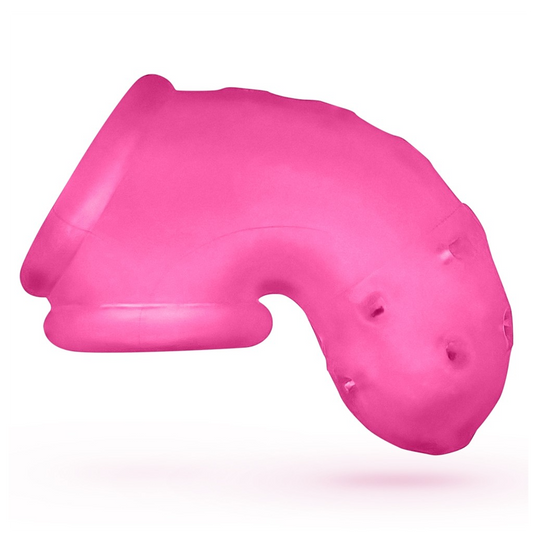 Oxballs Airlock Chastity Cage - Pink Ice