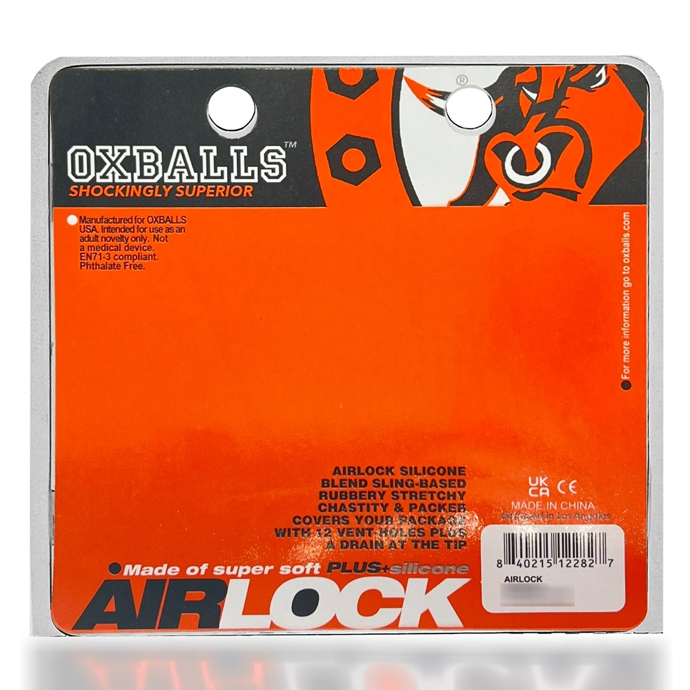 Oxballs Airlock Chastity Cage - STEEL