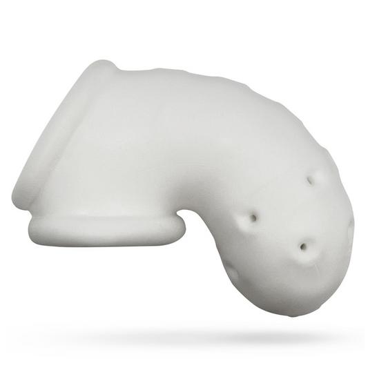 Oxballs Airlock Chastity Cage - White Ice