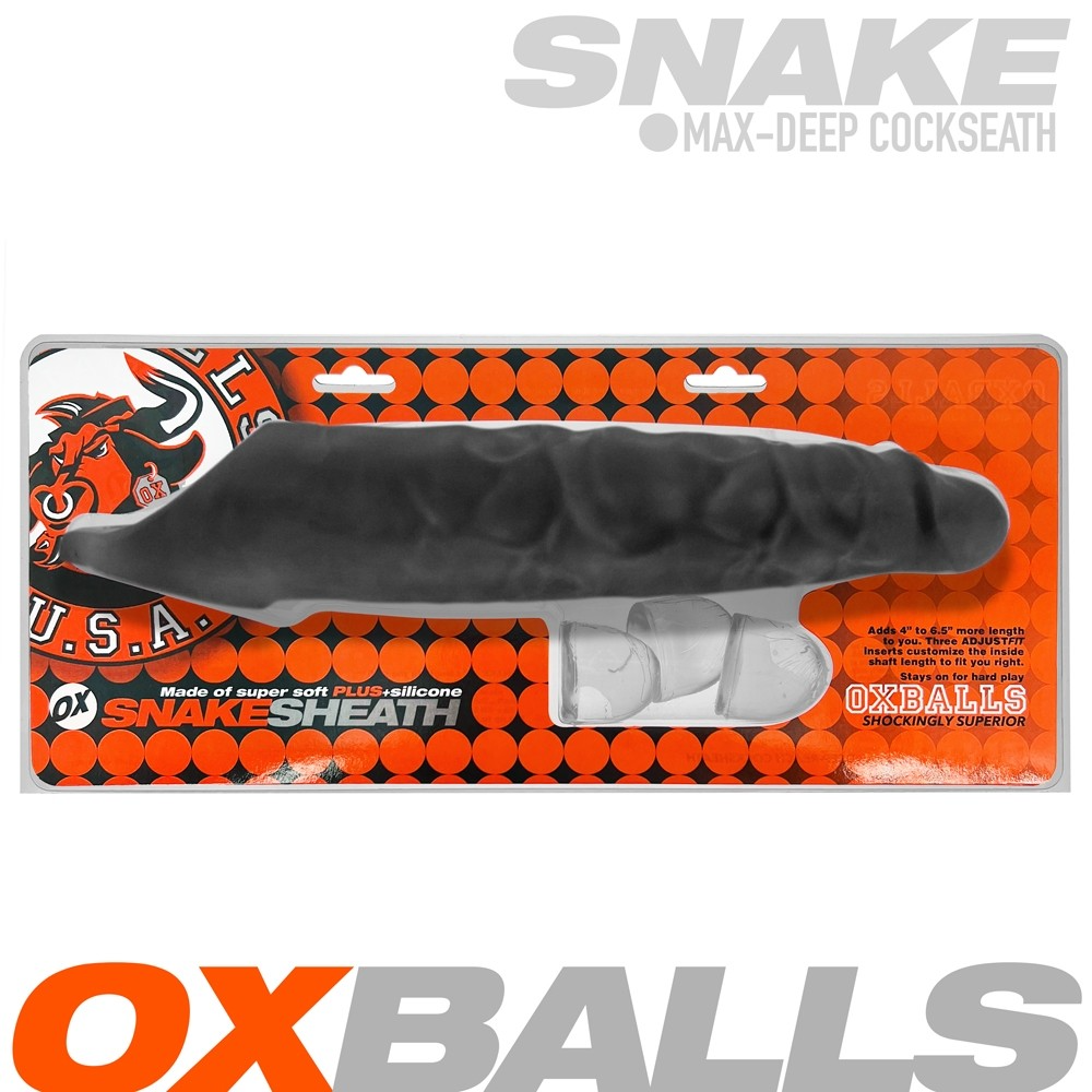 Oxballs Snake 11" Cocksheath - BLACK ICE