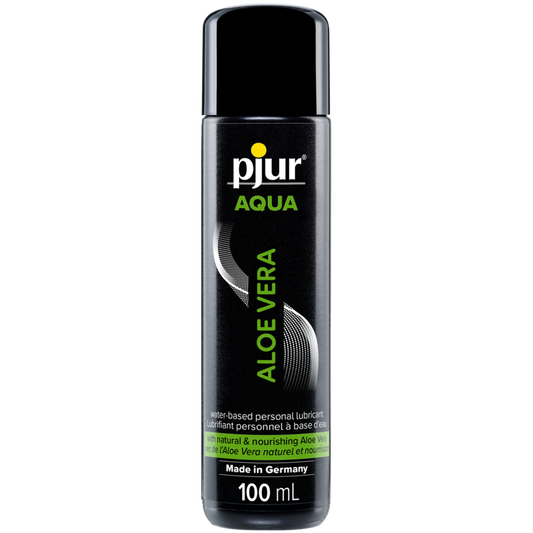Pjur Aqua Aloe Vera Water Based Lubricant - 3.4oz / 100ml
