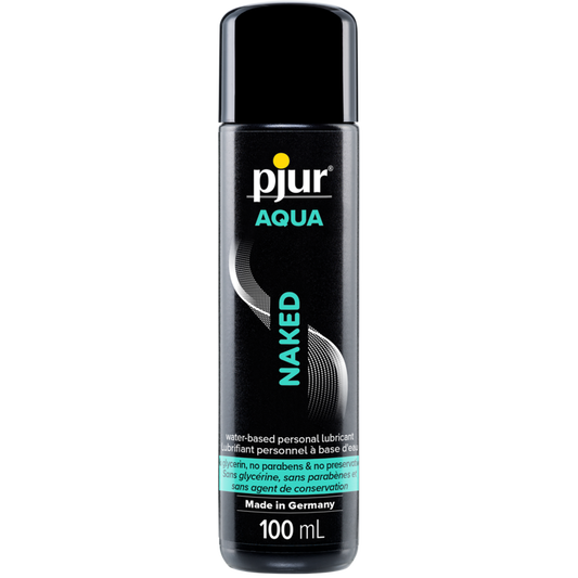 Pjur Aqua Naked Water Based Lubricant - 3.4oz / 100ml