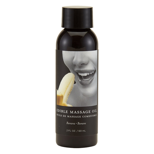 Earthly Body Edible Massage Oil Banana 2 oz