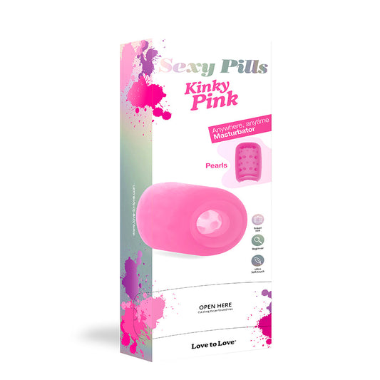 Love To Love Sexy Pills Mini Masturbator Kinky Pink - 6 Pack