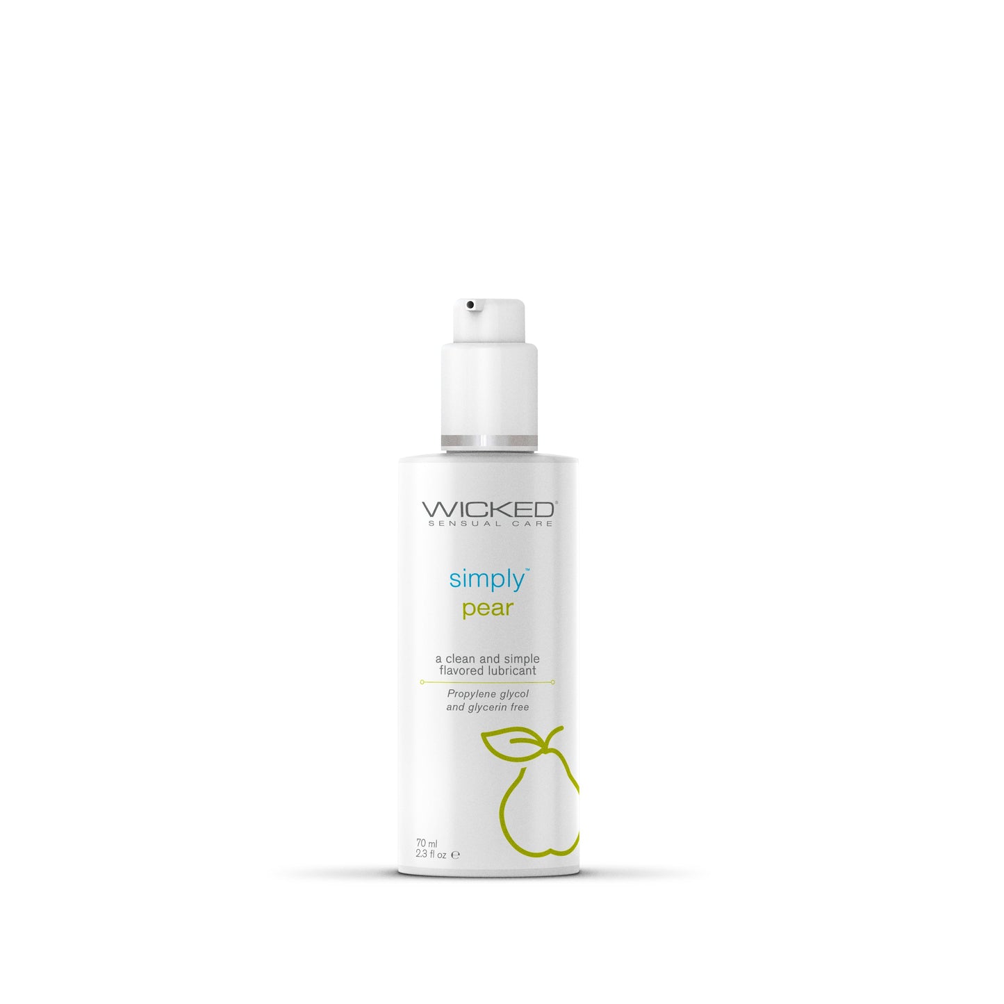 Wicked Simply Aqua water based lube - Pear 2.3 oz