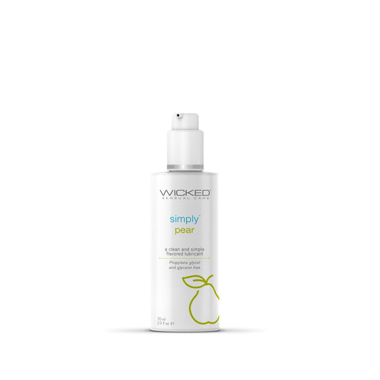 Wicked Simply Aqua water based lube - Pear 2.3 oz