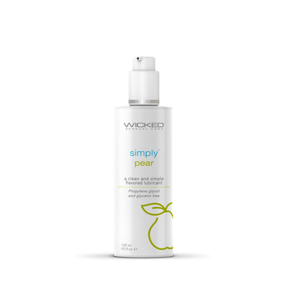 Wicked Simply Aqua water based lube - Pear 4 oz