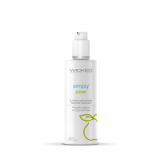 Wicked Simply Aqua water based lube - Pear 4 oz