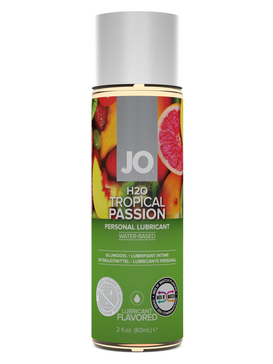 System JO H2O Tropical Passion Flavored Lubricant 2 oz