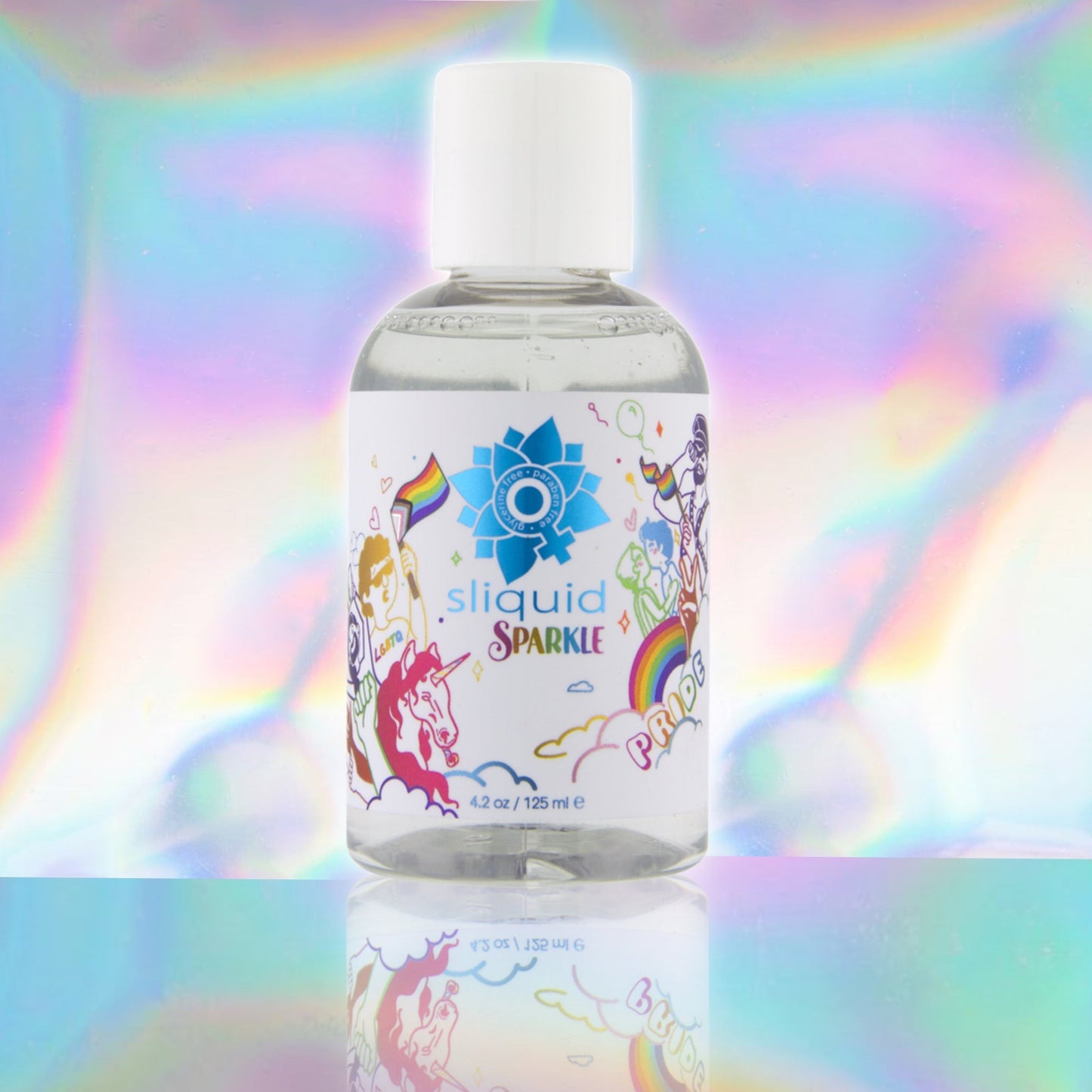 Sliquid Sparkle Pride Lube - 4.2oz