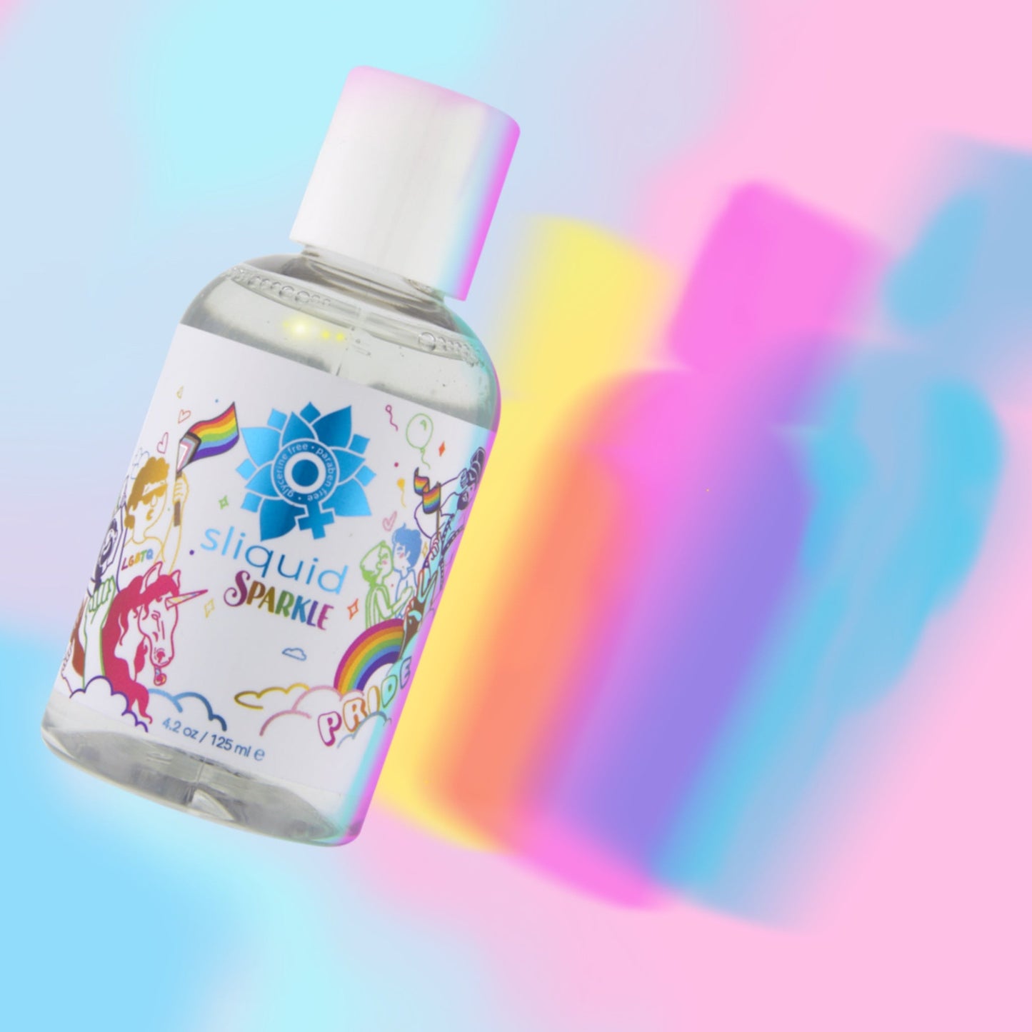Sliquid Sparkle Pride Lube - 4.2oz