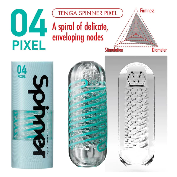 Tenga Spinner 04 PIXEL Male Masturbator
