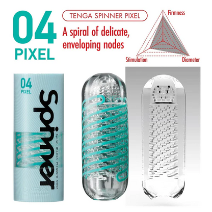 Tenga Spinner 04 PIXEL Male Masturbator