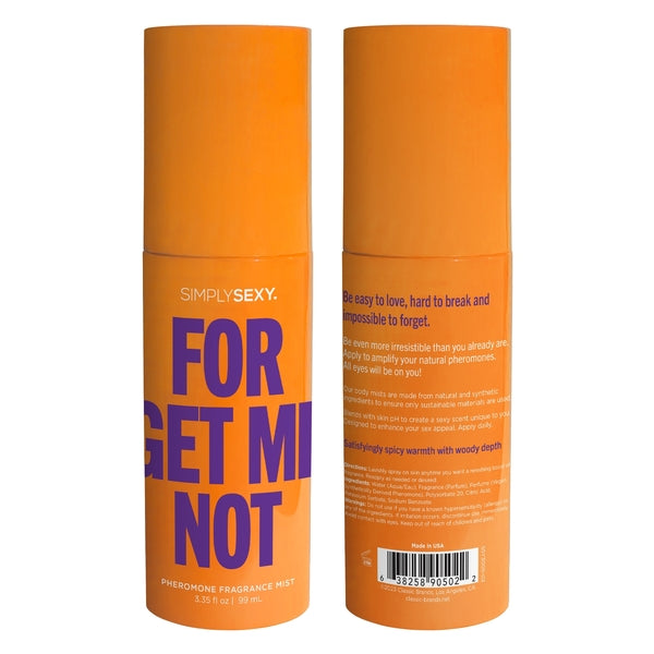 Simply Sexy Pheromone Body Mist Forget Me Not