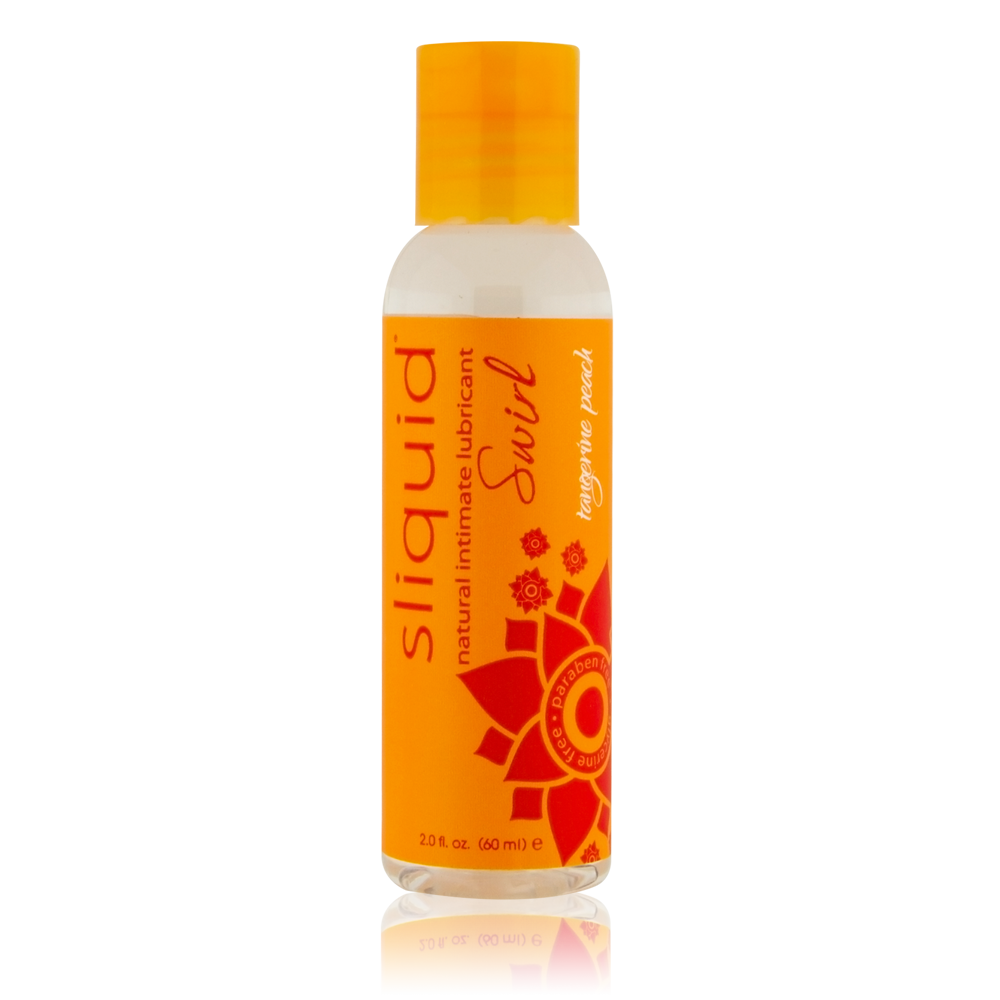 Sliquid Swirl Tangerine Peach Flavored Lubricant - 2oz
