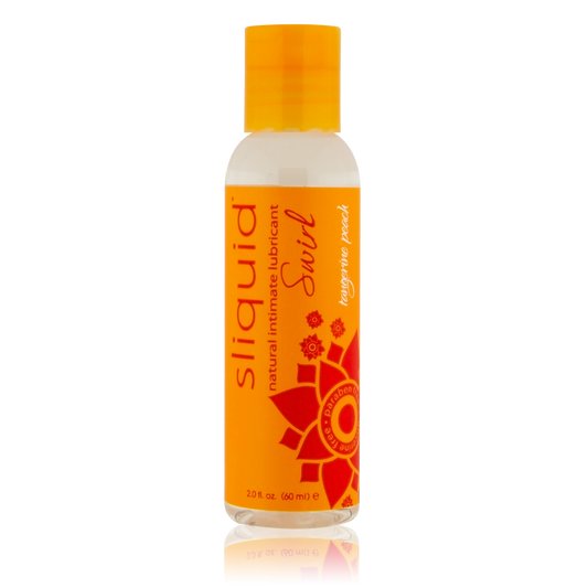 Sliquid Swirl Tangerine Peach Flavored Lubricant - 2oz