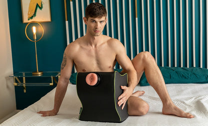 Liberator Fleshlight Top Dog Sex Toy Mount - Black Faux Leather