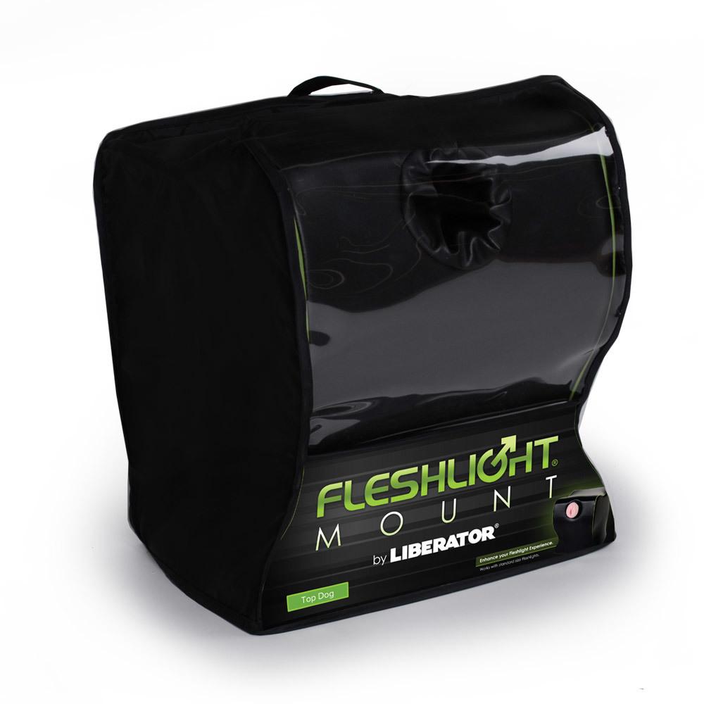 Liberator Fleshlight Top Dog Sex Toy Mount - Black Faux Leather