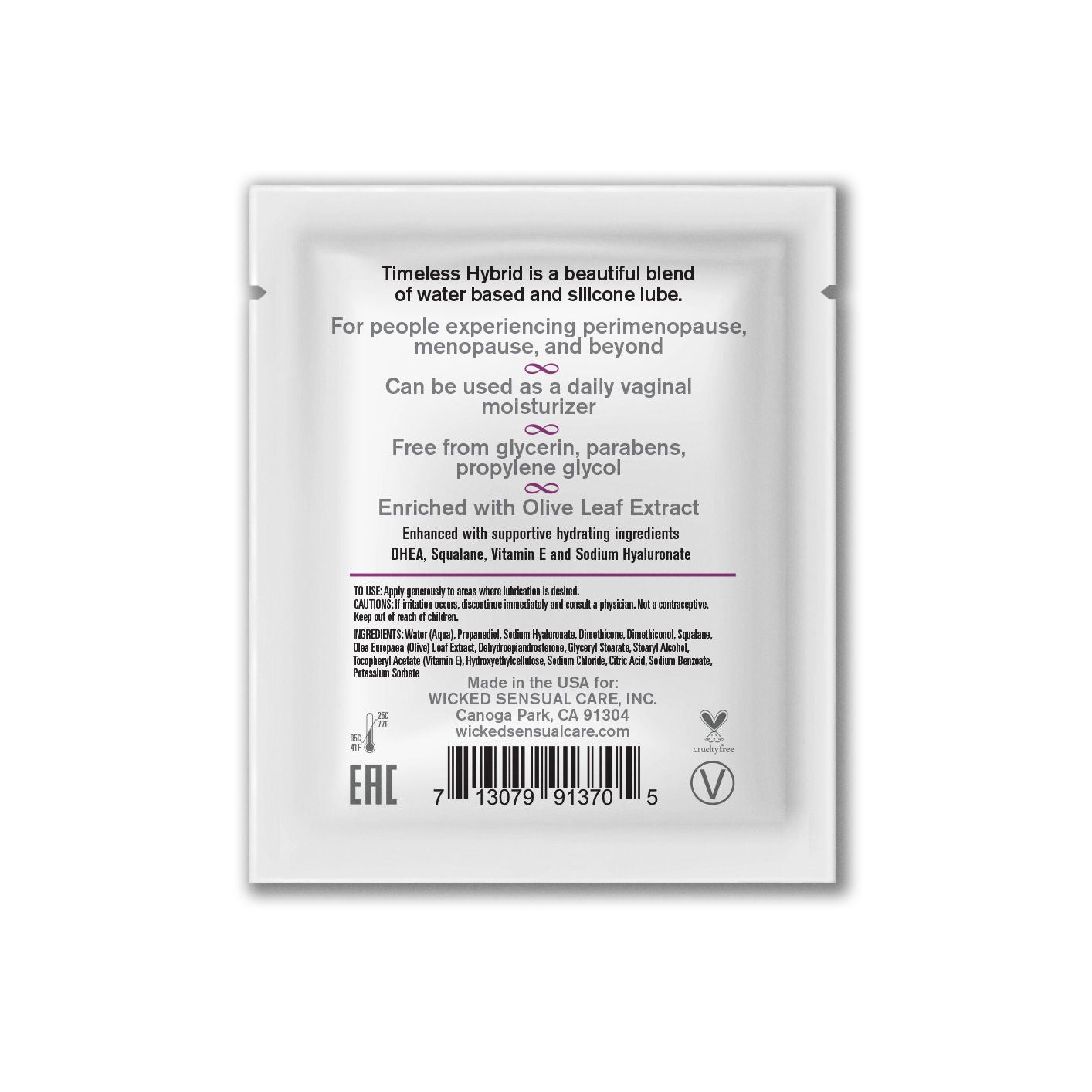 Wicked Simply Timeless Hybrid Sachet - 0.2 oz / 6 ml