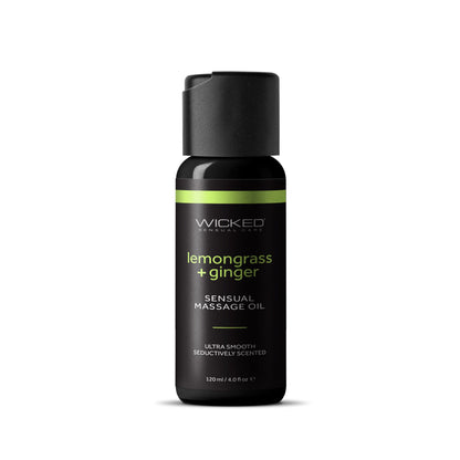 Wicked Lemongrass & Ginger Massage Oil - 4oz