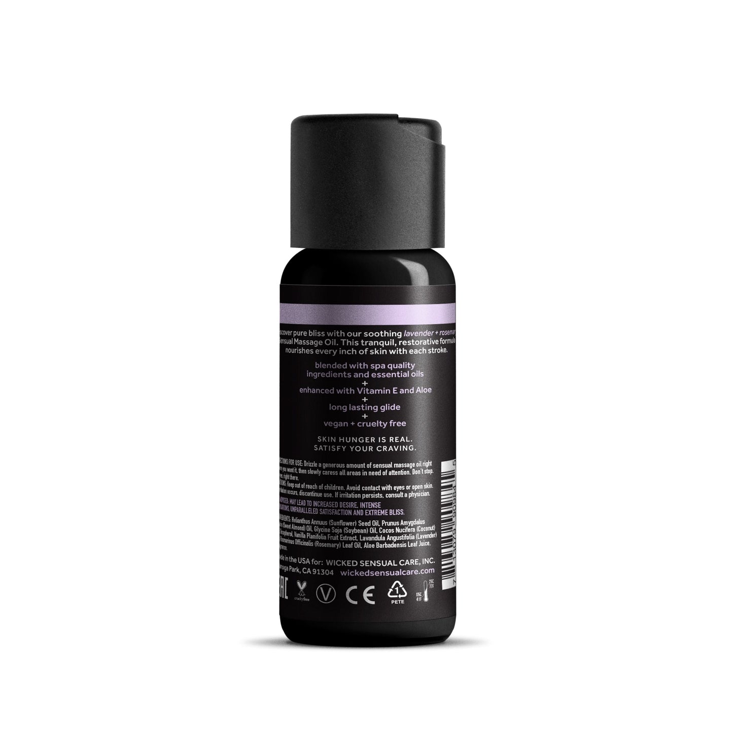 Wicked Lavendar & Rosemary Massage Oil - 4oz