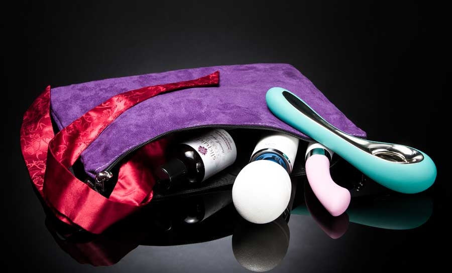 Liberator Zappa Toy Bag - Grape Microsuede